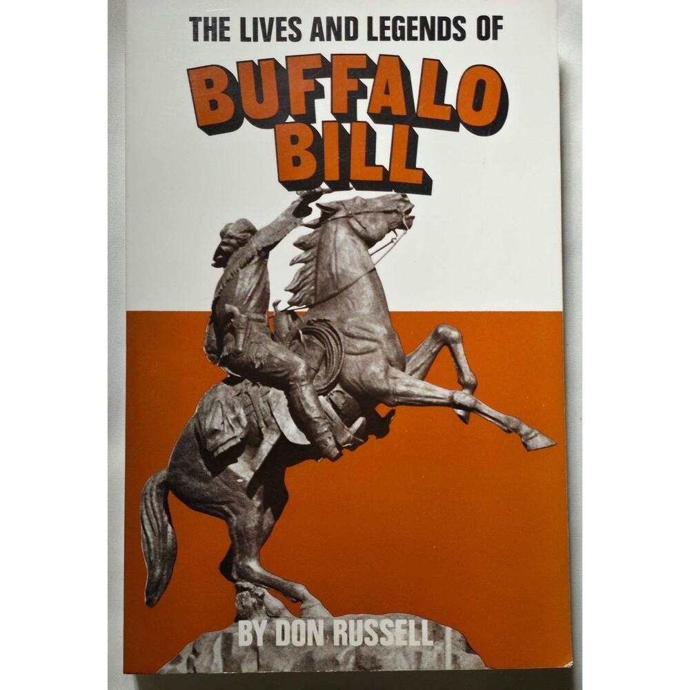 1960 Lives And Legends Of Buffalo Bill Don Russell Paperback Western Cowboy